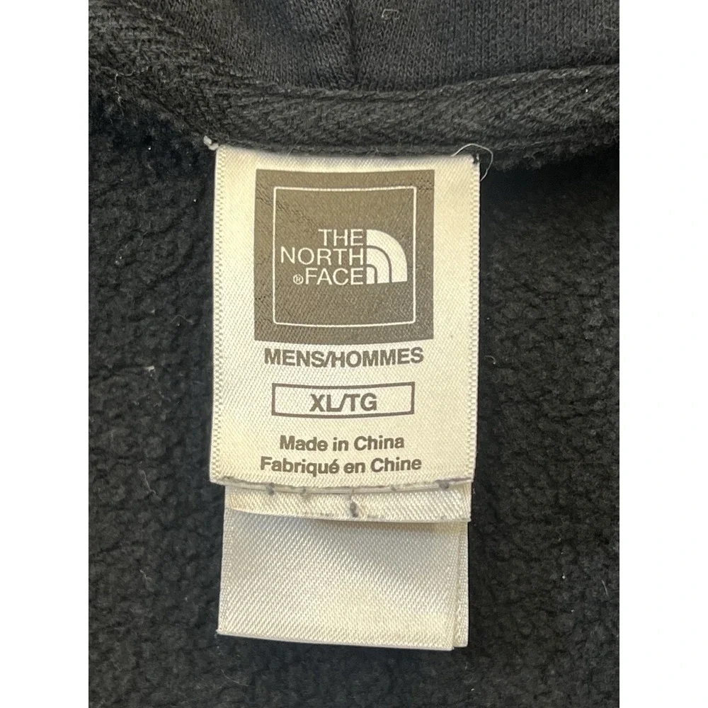 The North Face Hoodie Mens Extra Large Gray Full Zip Sweatshirt Logo Hood